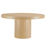 Jonah 60" Round Dining Table in Oak