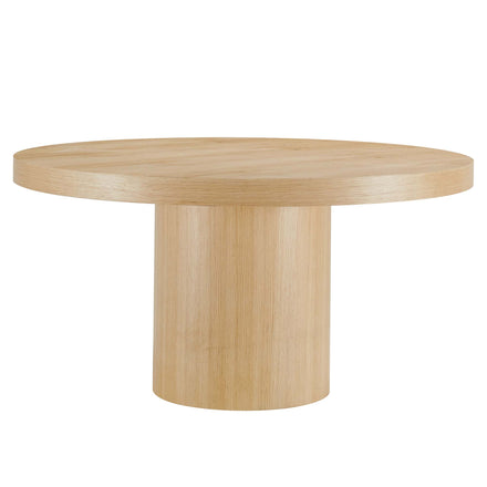 Gratify 60" Round Dining Table in Oak