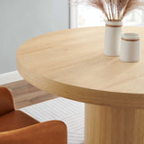 Jonah 60" Round Dining Table in Oak