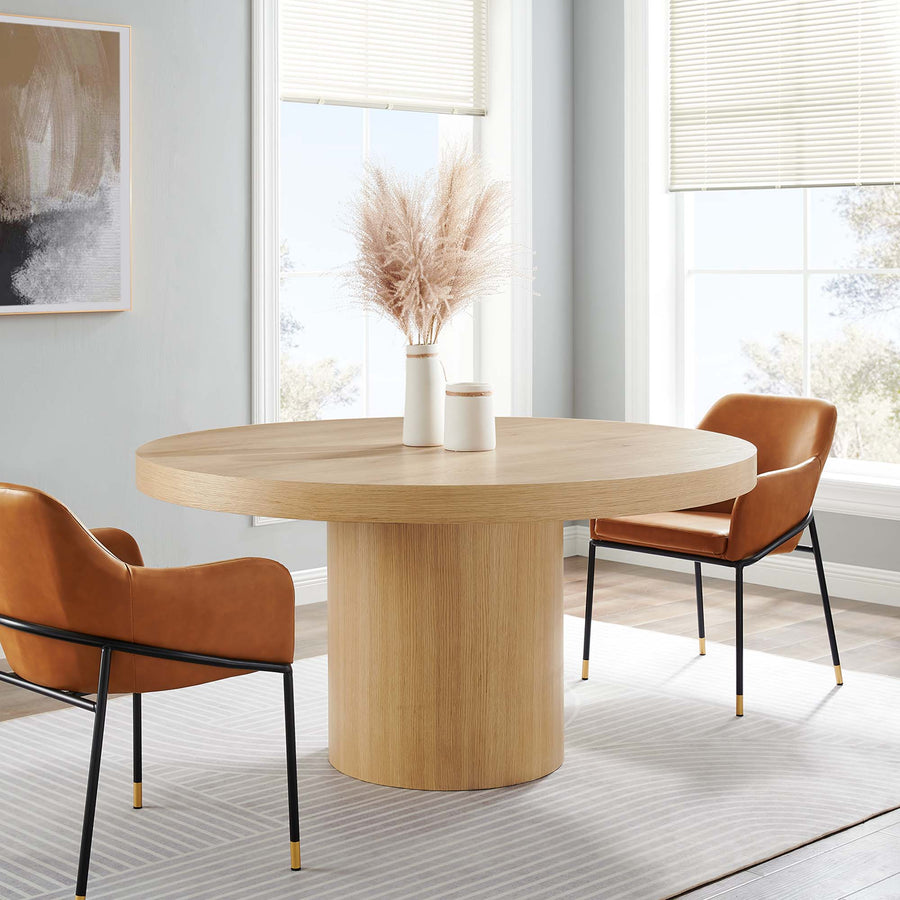 Jonah 60" Round Dining Table in Oak