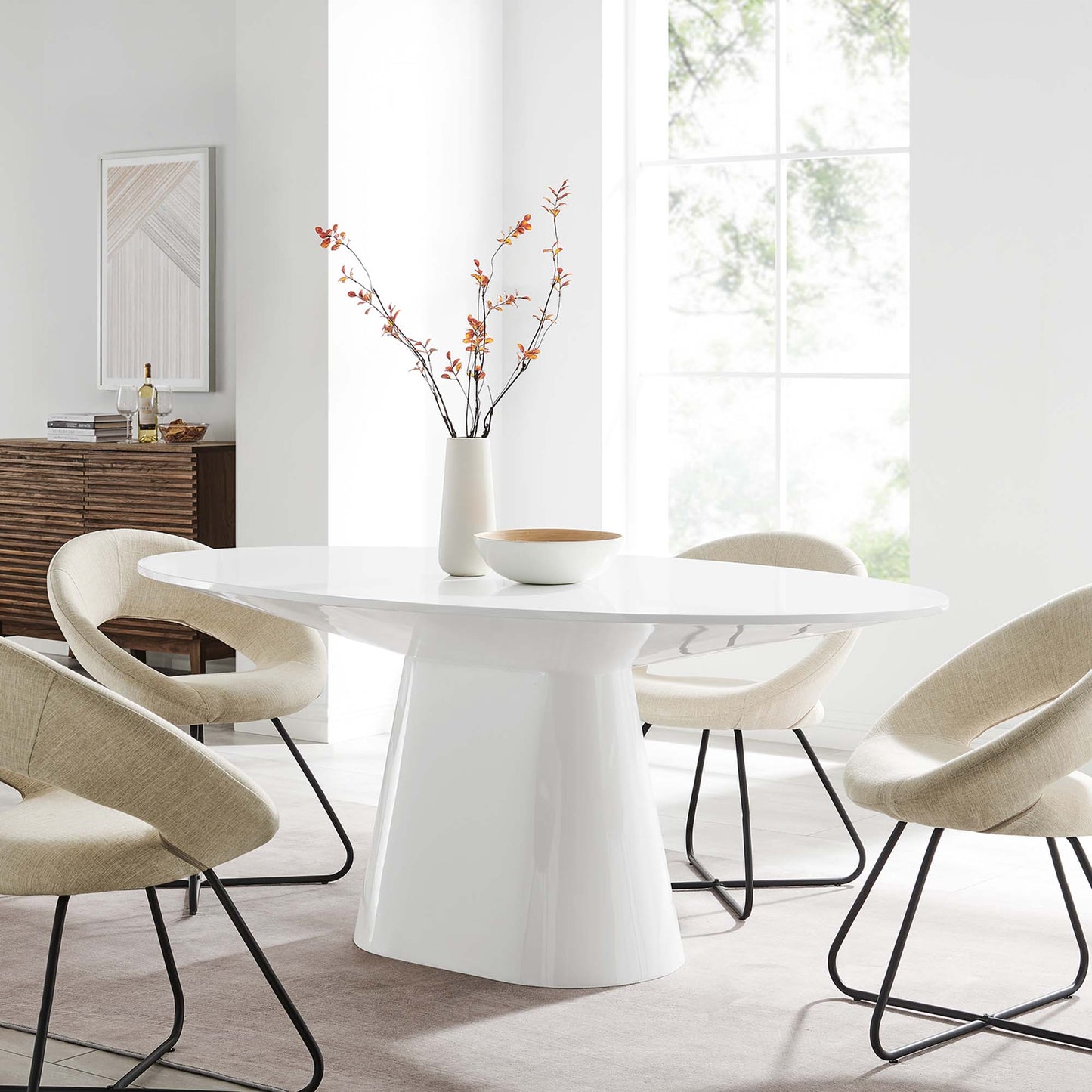 Provision 75" Oval Dining Table by Furniture For America