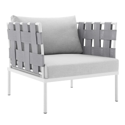 Harmony SunbrellaÂ® Outdoor Patio Aluminum Armchair by Furniture For America