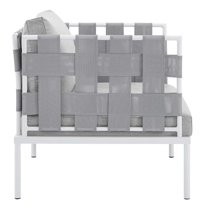 Harmony SunbrellaÂ® Outdoor Patio Aluminum Armchair by Furniture For America