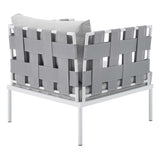 Cliff Sunbrella® Outdoor Patio Aluminum Armchair in Gray Gray