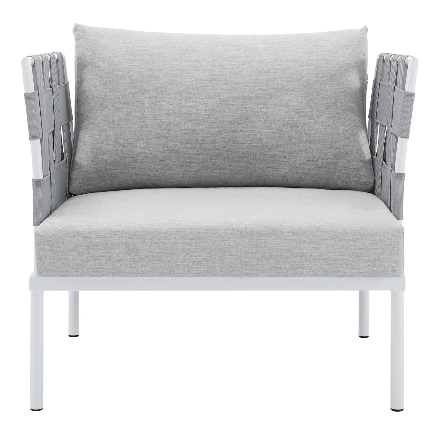 Harmony SunbrellaÂ® Outdoor Patio Aluminum Armchair by Furniture For America