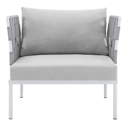 Harmony SunbrellaÂ® Outdoor Patio Aluminum Armchair by Furniture For America