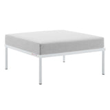 Cliff Sunbrella® Outdoor Patio Aluminum Ottoman in Gray