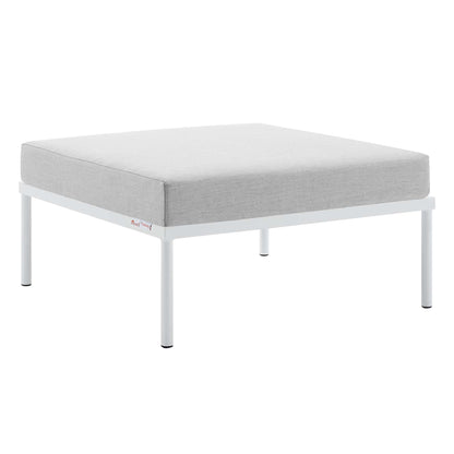 Harmony SunbrellaÂ® Outdoor Patio Aluminum Ottoman by Furniture For America