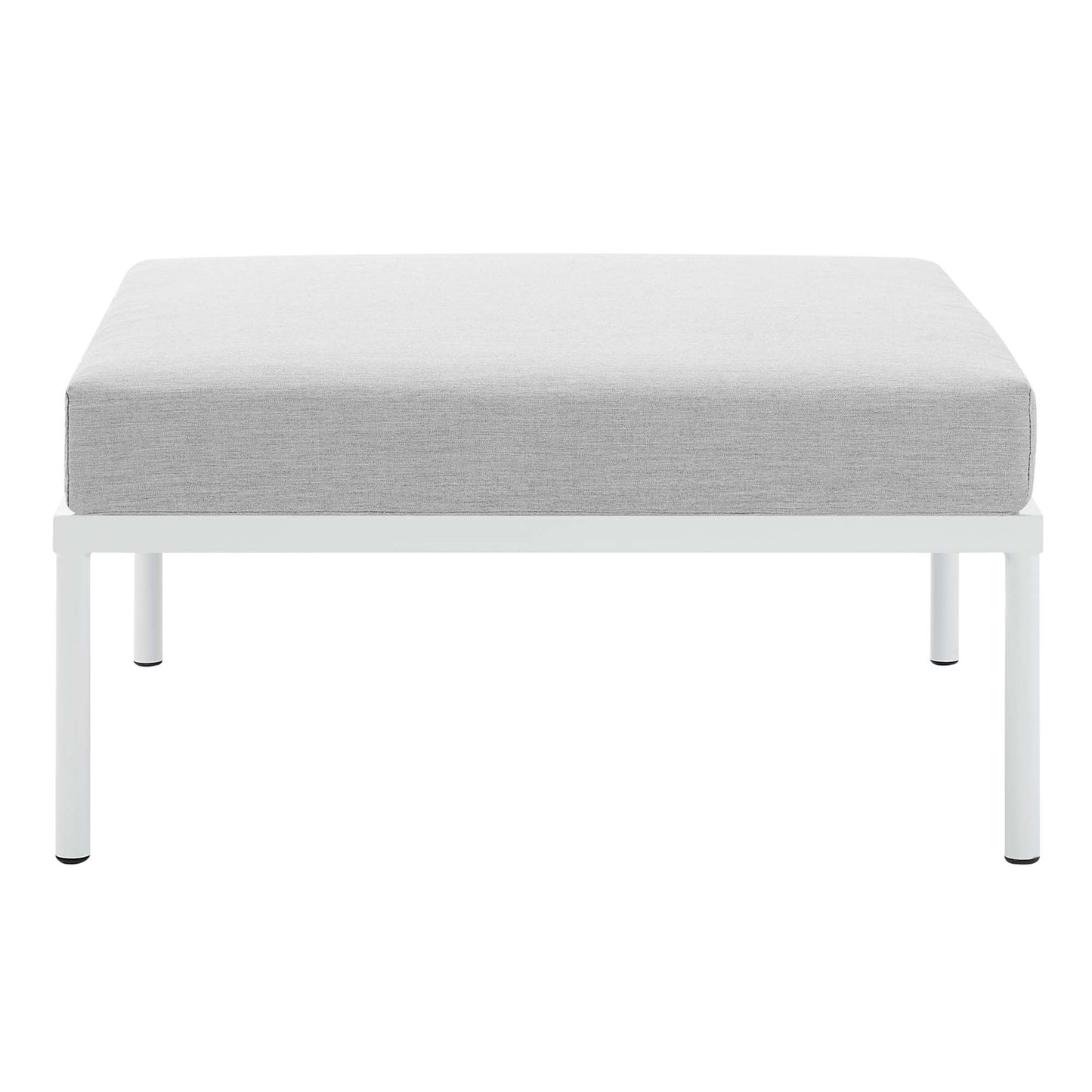 Harmony SunbrellaÂ® Outdoor Patio Aluminum Ottoman by Furniture For America