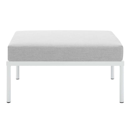 Harmony SunbrellaÂ® Outdoor Patio Aluminum Ottoman by Furniture For America