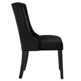 Ellison Performance Velvet Dining Chairs Set of 2 in Black