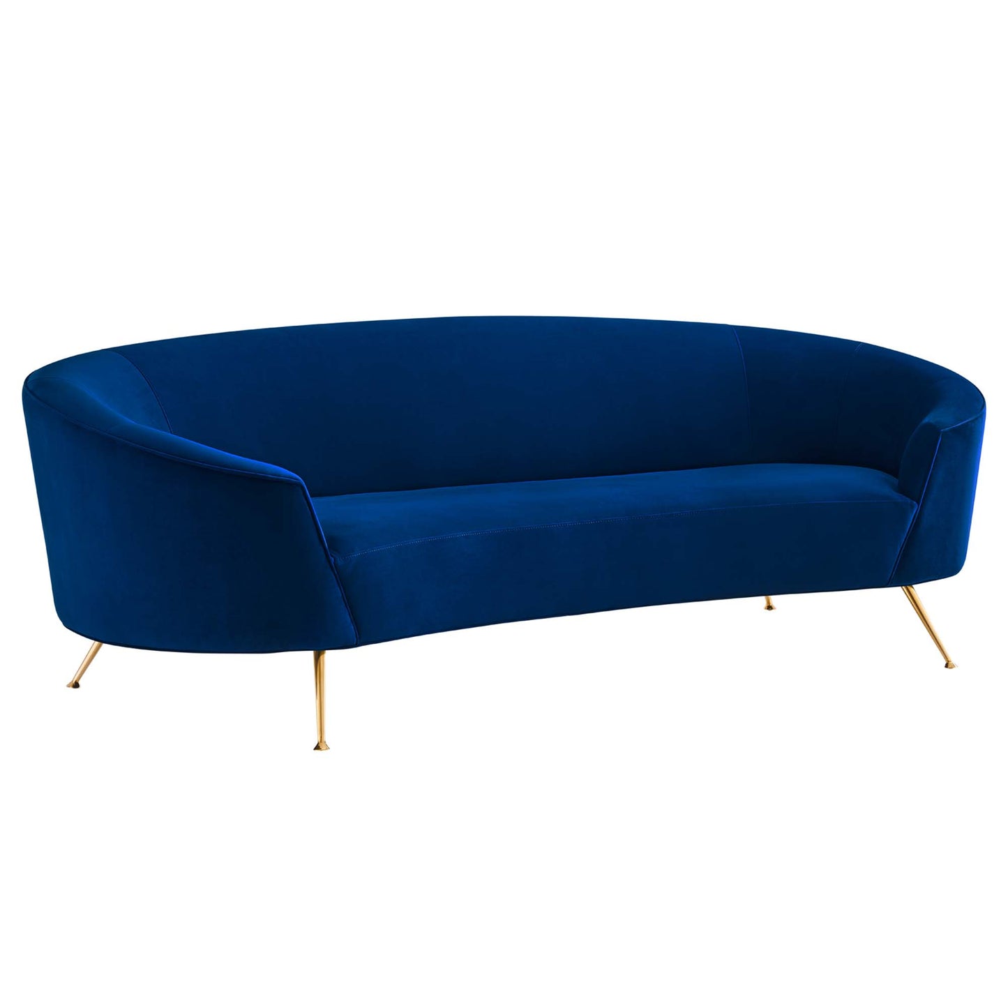Marchesa Upholstered Performance Velvet Sofa by Furniture for America