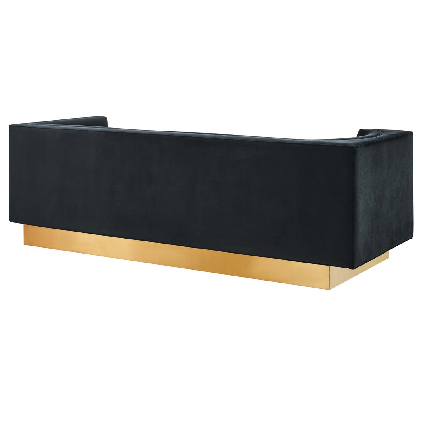 Eminence Upholstered Performance Velvet Sofa by Furniture for America