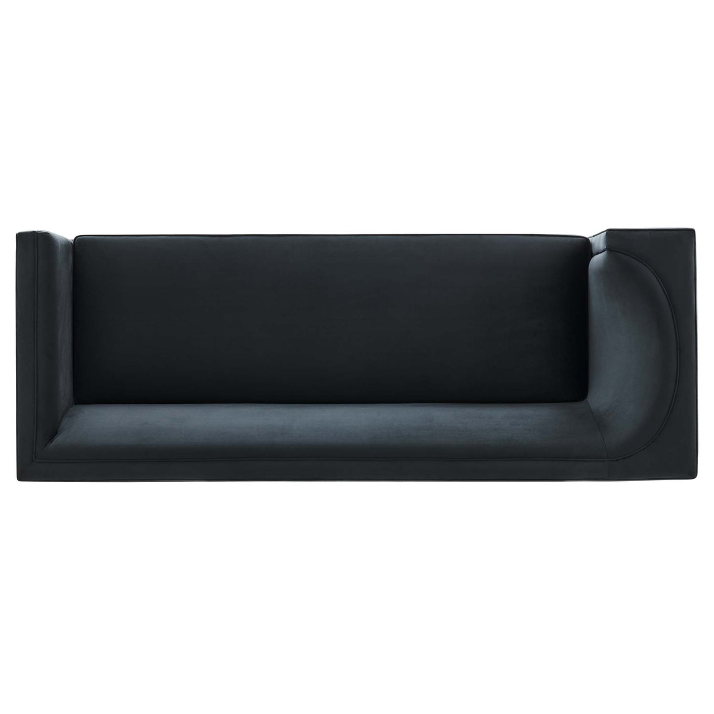 Eminence Upholstered Performance Velvet Sofa by Furniture for America