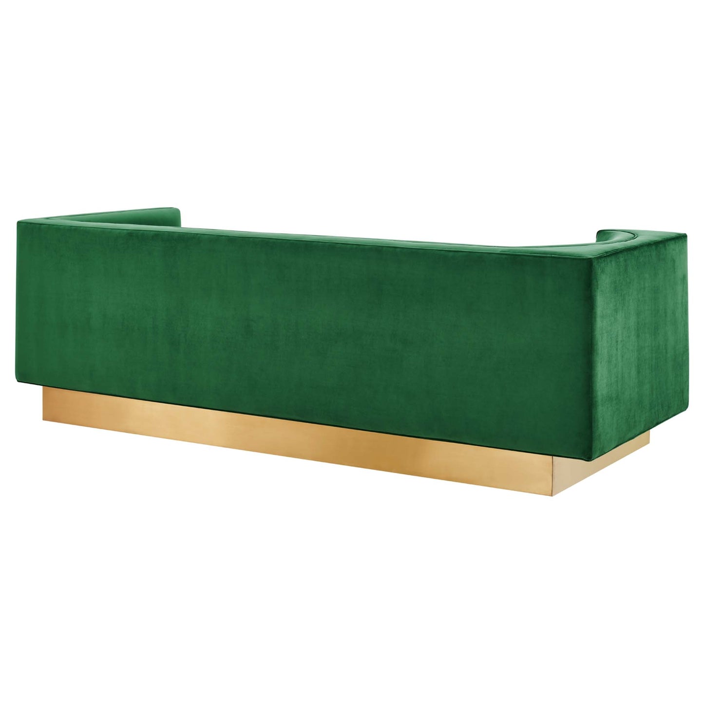 Eminence Upholstered Performance Velvet Sofa by Furniture for America