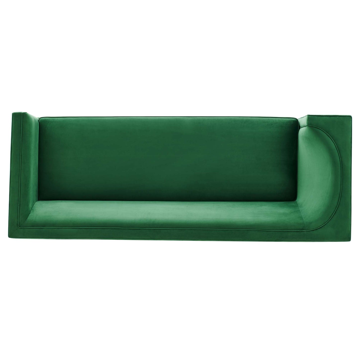 Eminence Upholstered Performance Velvet Sofa by Furniture for America