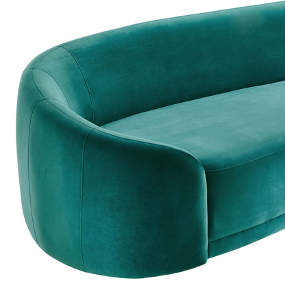 Contessa Performance Velvet Sofa by Furniture for America