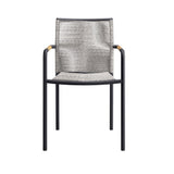 Slane Outdoor Patio Armchairs Set of 2 in Light Gray