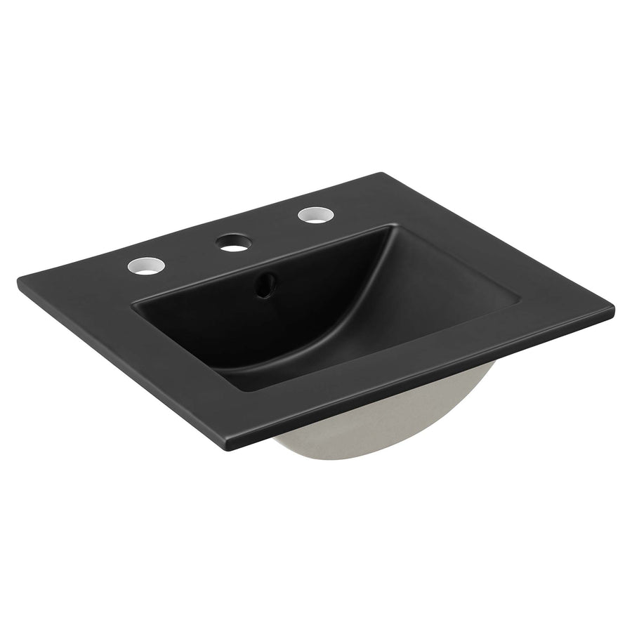 Calla 18" Bathroom Sink in Black