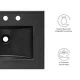 Calla 24" Bathroom Sink in Black