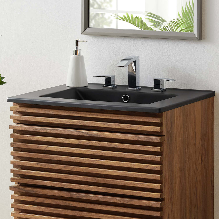 Calla 24" Bathroom Sink in Black