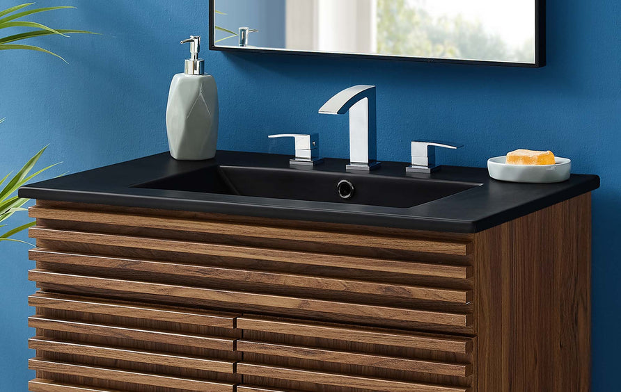 Calla 30" Bathroom Sink in Black