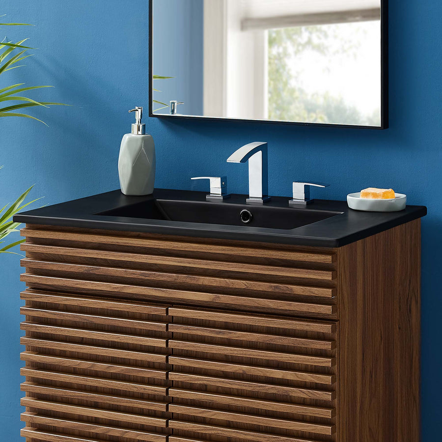 Calla 30" Bathroom Sink in Black
