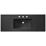 Calla 48" Single Basin Bathroom Sink in Black