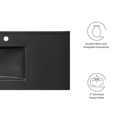 Cayman 48" Single Basin Bathroom Sink by Furniture For America
