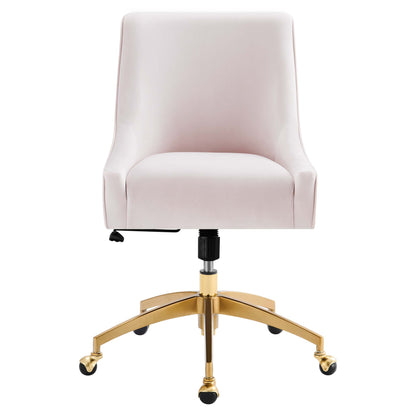 Discern Performance Velvet Office Chair by Furniture for America