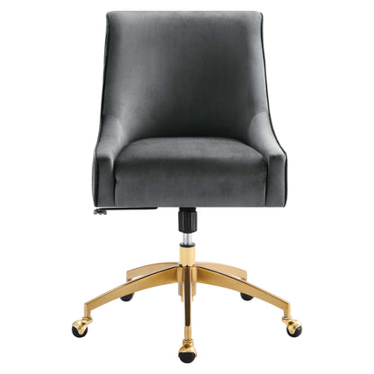 Discern Performance Velvet Office Chair by Furniture for America
