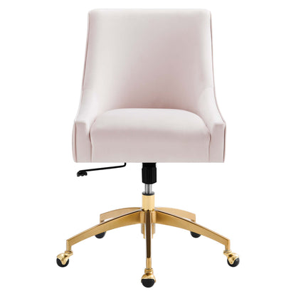 Discern Performance Velvet Office Chair by Furniture for America