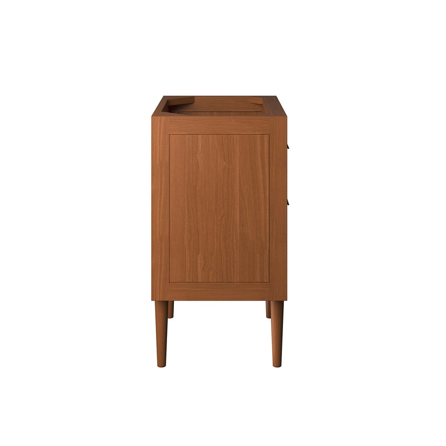 Arbor 24" Teak Wood Bathroom Vanity Cabinet (Sink Basin Not Included) in Natural
