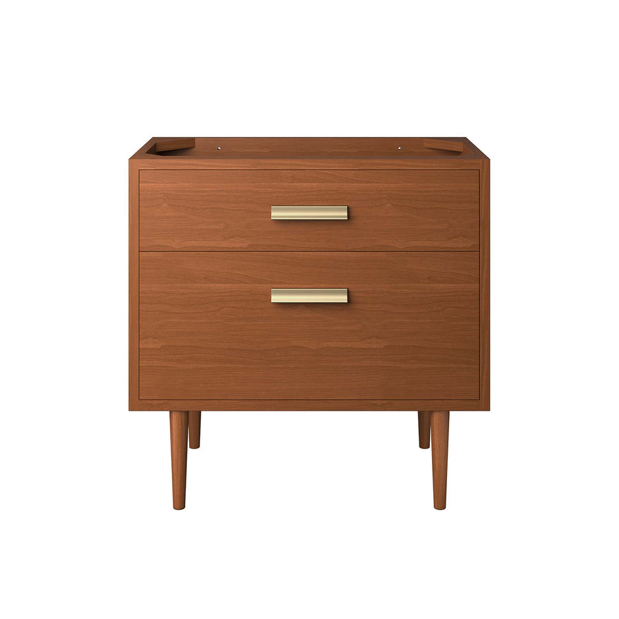 Arbor 36" Teak Wood Bathroom Vanity Cabinet (Sink Basin Not Included) in Natural