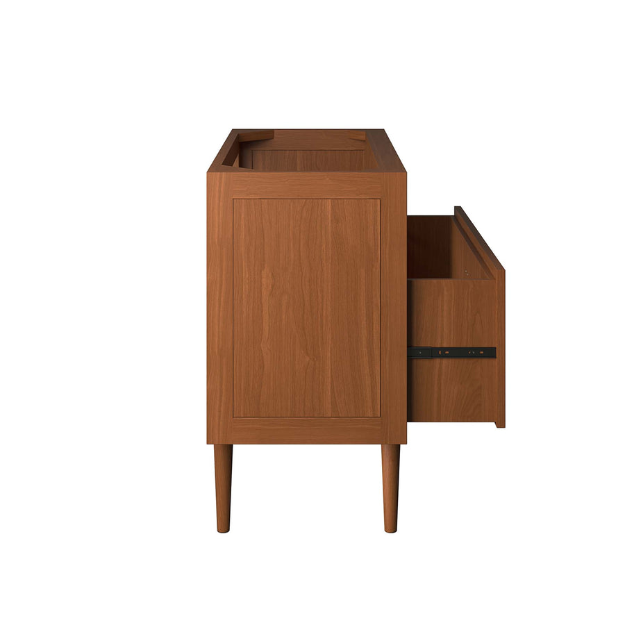 Arbor 36" Teak Wood Bathroom Vanity Cabinet (Sink Basin Not Included) in Natural