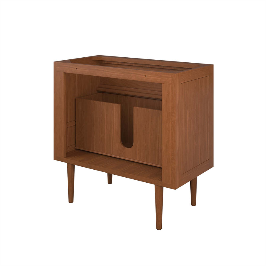 Arbor 36" Teak Wood Bathroom Vanity Cabinet (Sink Basin Not Included) in Natural