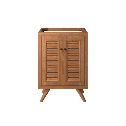 Birdie 24" Teak Wood Bathroom Vanity Cabinet (Sink Basin Not Included) by Furniture For America