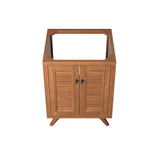 Veranda 24" Teak Wood Bathroom Vanity Cabinet (Sink Basin Not Included) in Natural