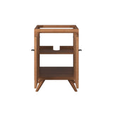 Veranda 24" Teak Wood Bathroom Vanity Cabinet (Sink Basin Not Included) in Natural