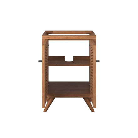 Birdie 24" Teak Wood Bathroom Vanity Cabinet (Sink Basin Not Included) in Natural