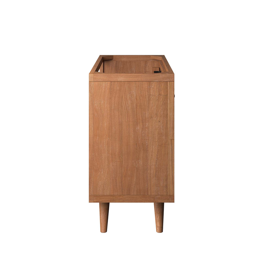 Veranda 36" Teak Wood Bathroom Vanity Cabinet (Sink Basin Not Included) in Natural