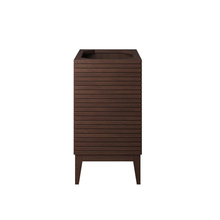 Ledger 24" Wood Bathroom Vanity Cabinet (Sink Basin Not Included) in Walnut