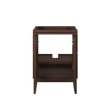 Hearth 24" Wood Bathroom Vanity Cabinet (Sink Basin Not Included) in Walnut
