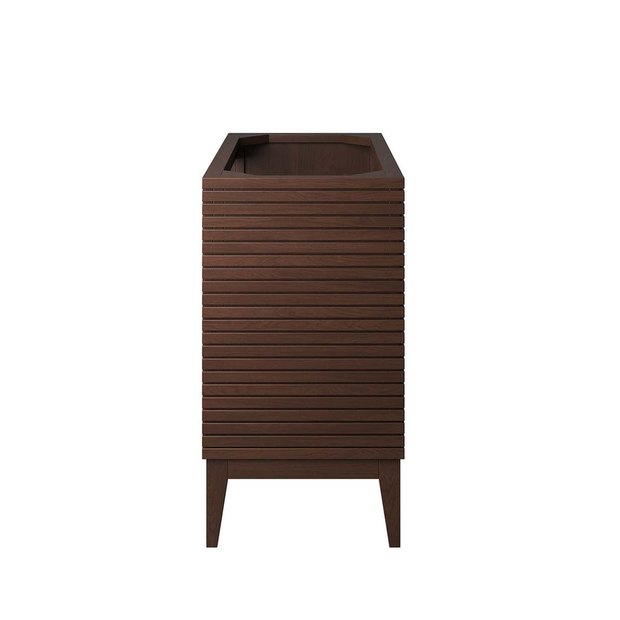 Hearth 36" Wood Bathroom Vanity Cabinet (Sink Basin Not Included) in Walnut