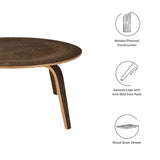 Zephyr Wood Coffee Table in Walnut
