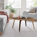 Zephyr Wood Coffee Table in Walnut