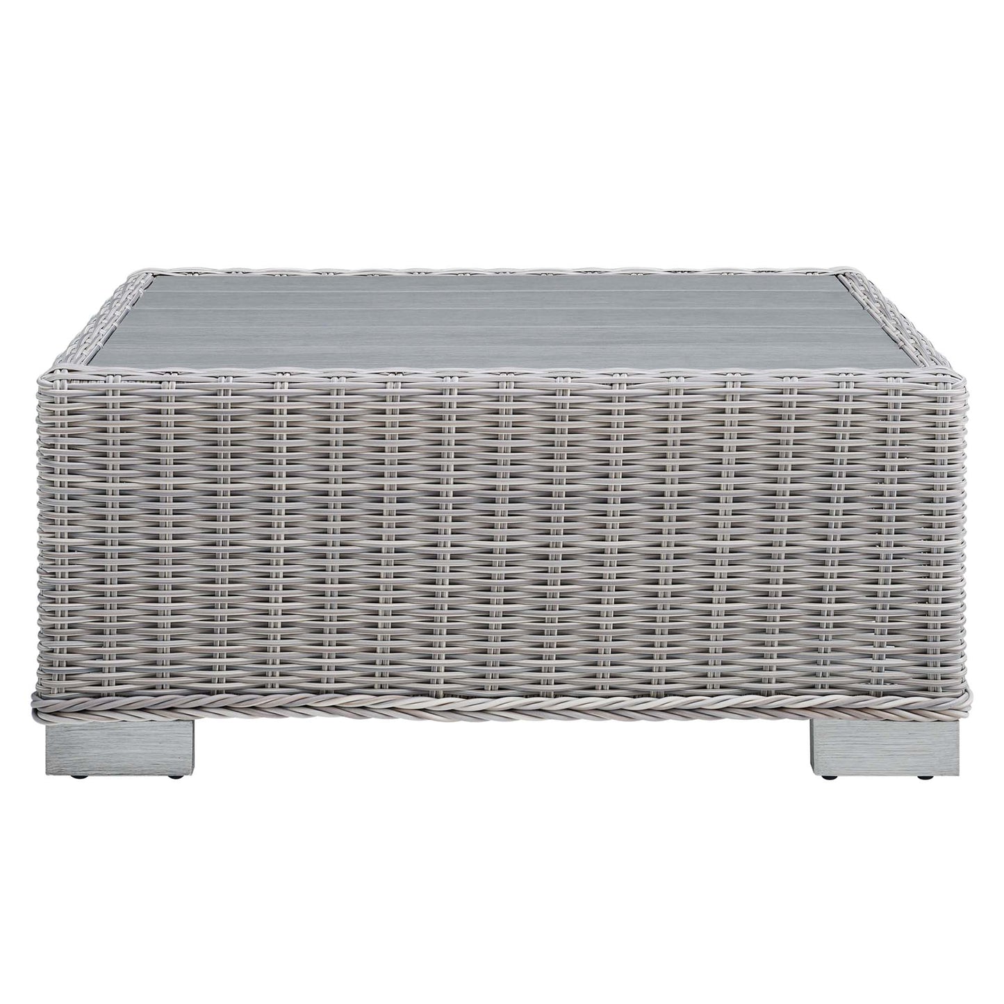 Conway 4-Piece Outdoor Patio Wicker Rattan Furniture Set by Furniture For America