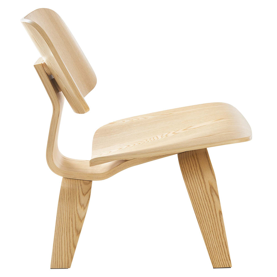 Zephyr Wood Lounge Chair in Natural