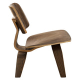 Zephyr Wood Lounge Chair in Walnut