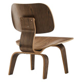 Zephyr Wood Lounge Chair in Walnut